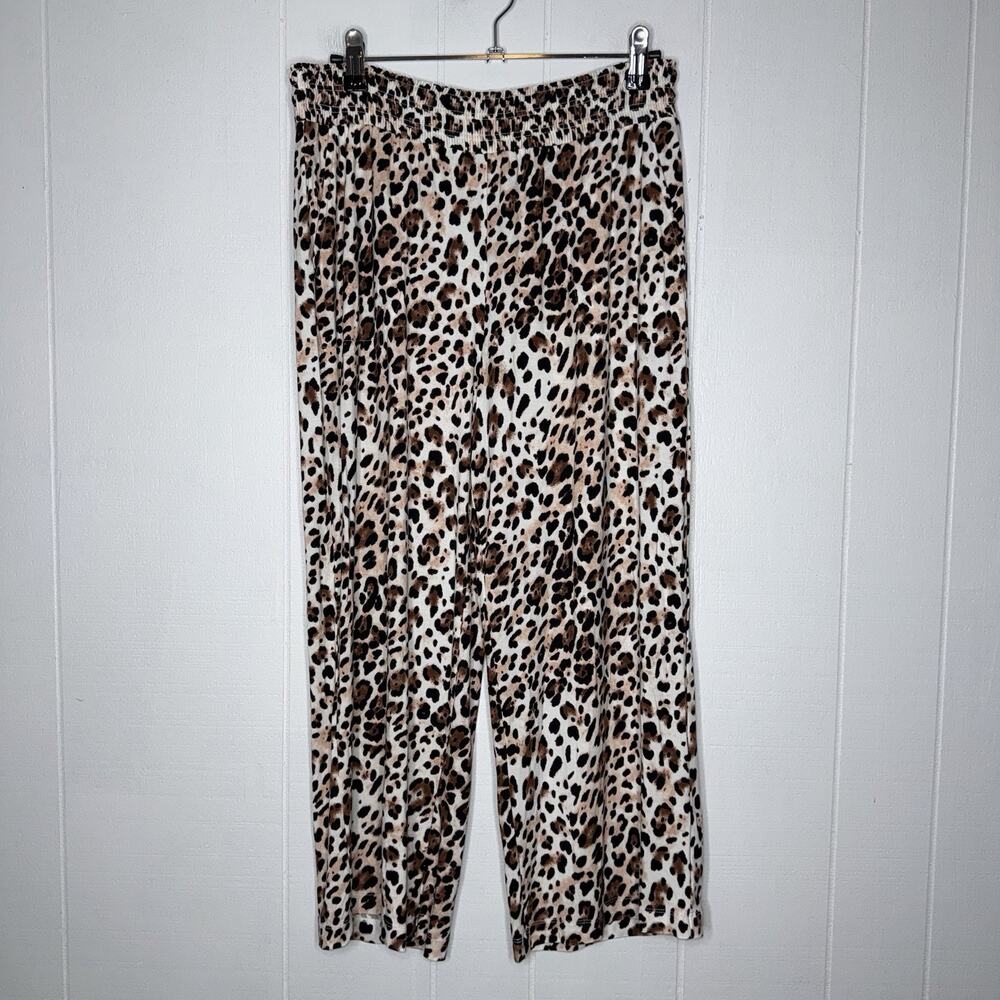 Soma Women’s Cool Nights Crop Pajama Jaguar Grand Nutmeg Size S NWT
